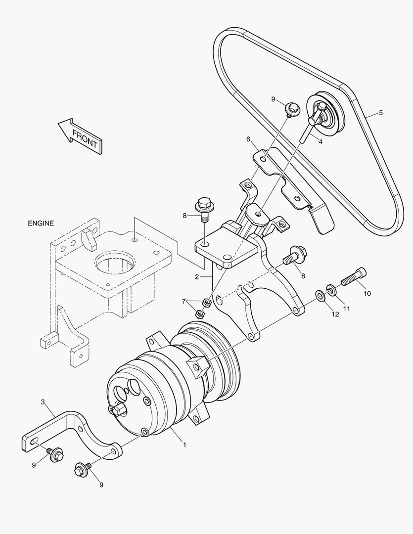 1160 AIR CONDITIONER COMPRESSOR