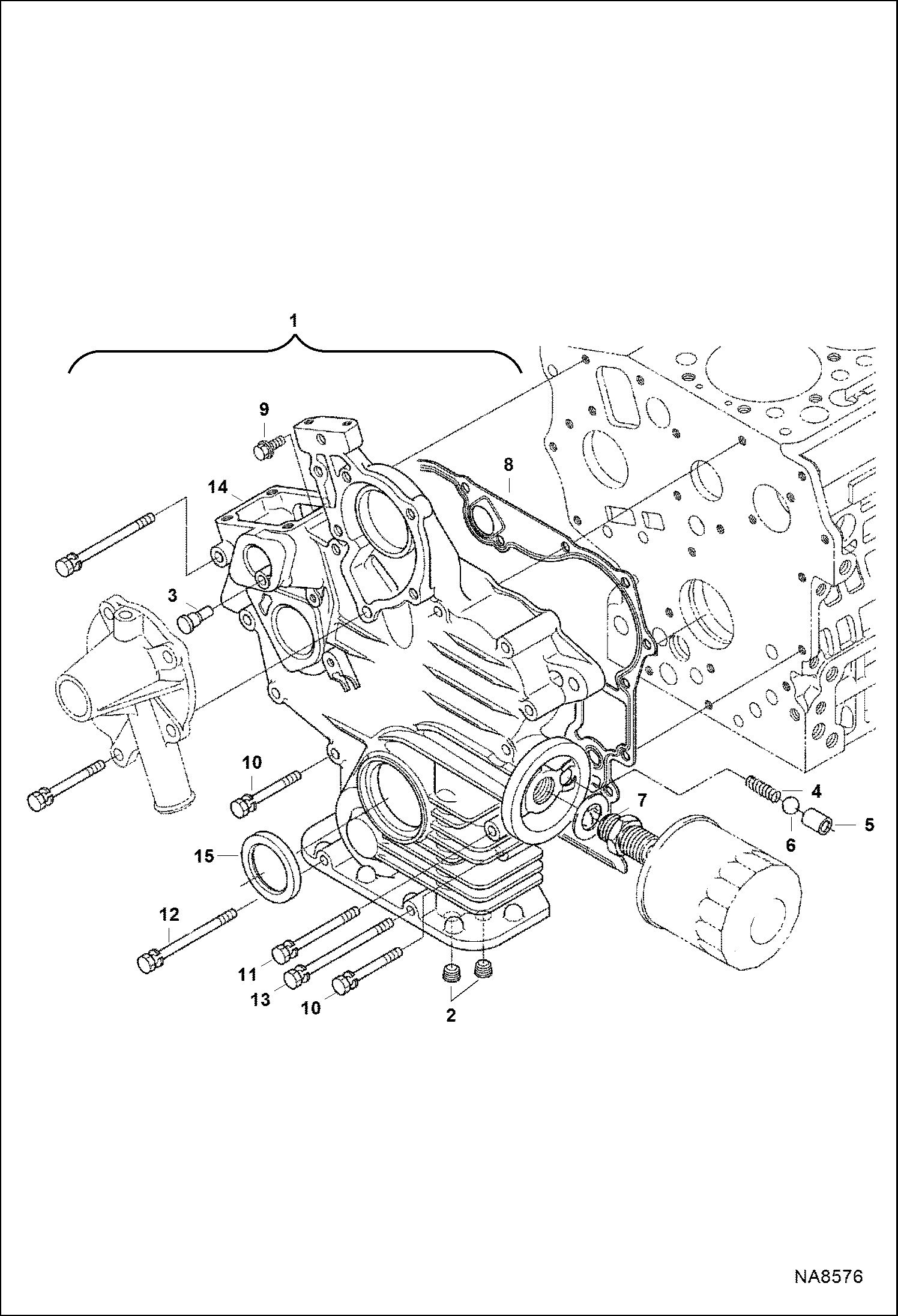 КАРТЕР КОРОБКИ ПЕРЕДАЧ