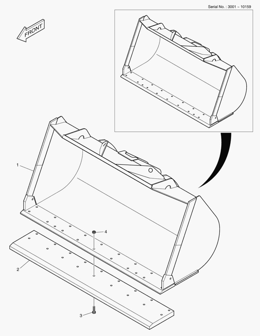 5250 BUCKET - 3.9гЋҐ - CUTTING EDGE - REINFORCE