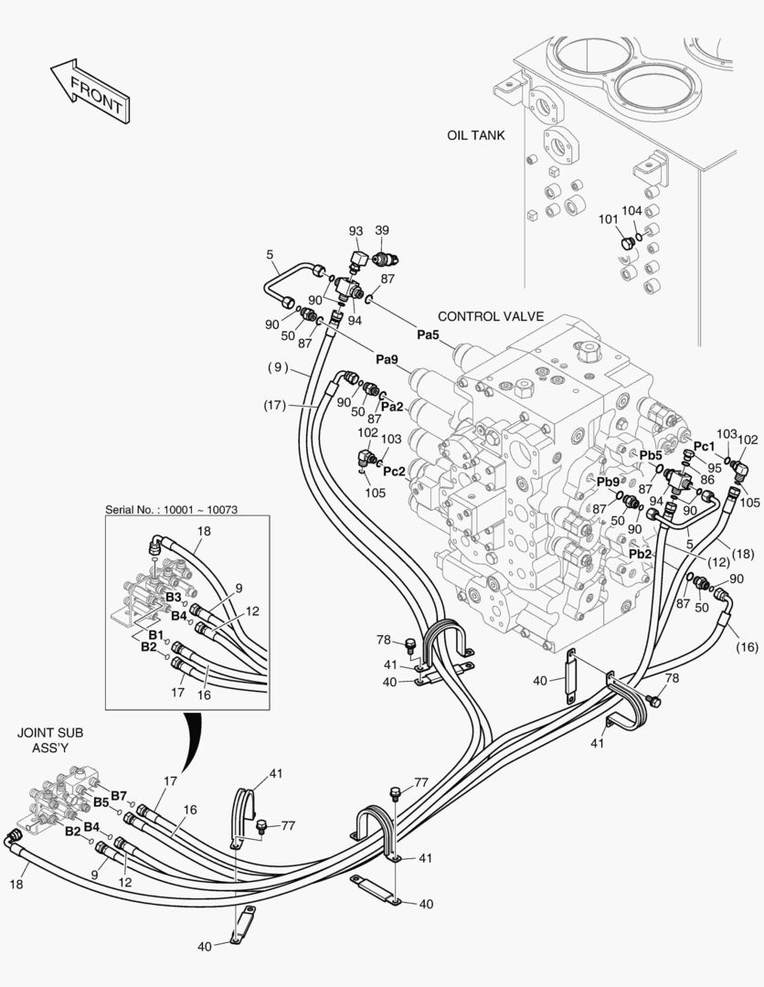 ТРУБОПРОВОД СЕРВОУПРАВЛЕНИЯ(4)