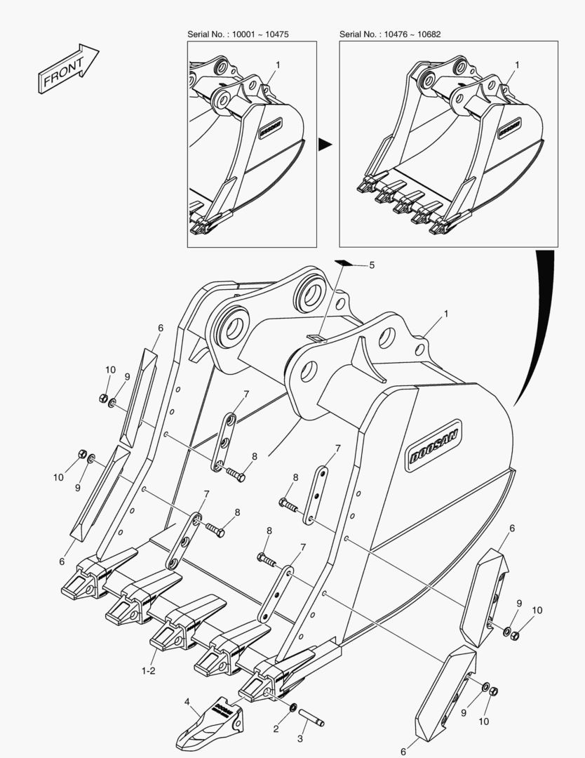 7050 BUCKET ASS`Y - 1.77mВі - S CLASS