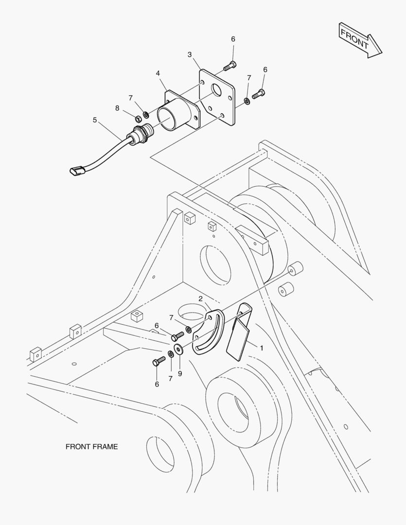 УДАРНАЯ РУКОЯТЬ ПОДЪЕМА В СБОРЕ