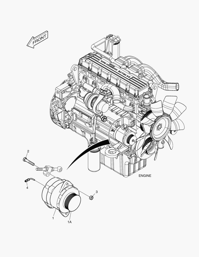 ГЕНЕРАТОР ПЕРЕМЕННОГО ТОКА - 80A