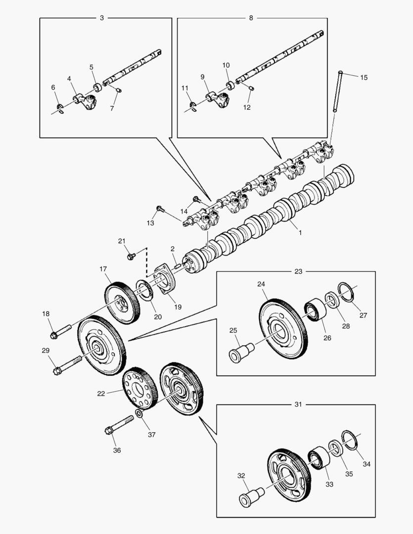 ПРИВОД РАСПРЕДЕЛИТЕЛЬНОГО ВАЛА