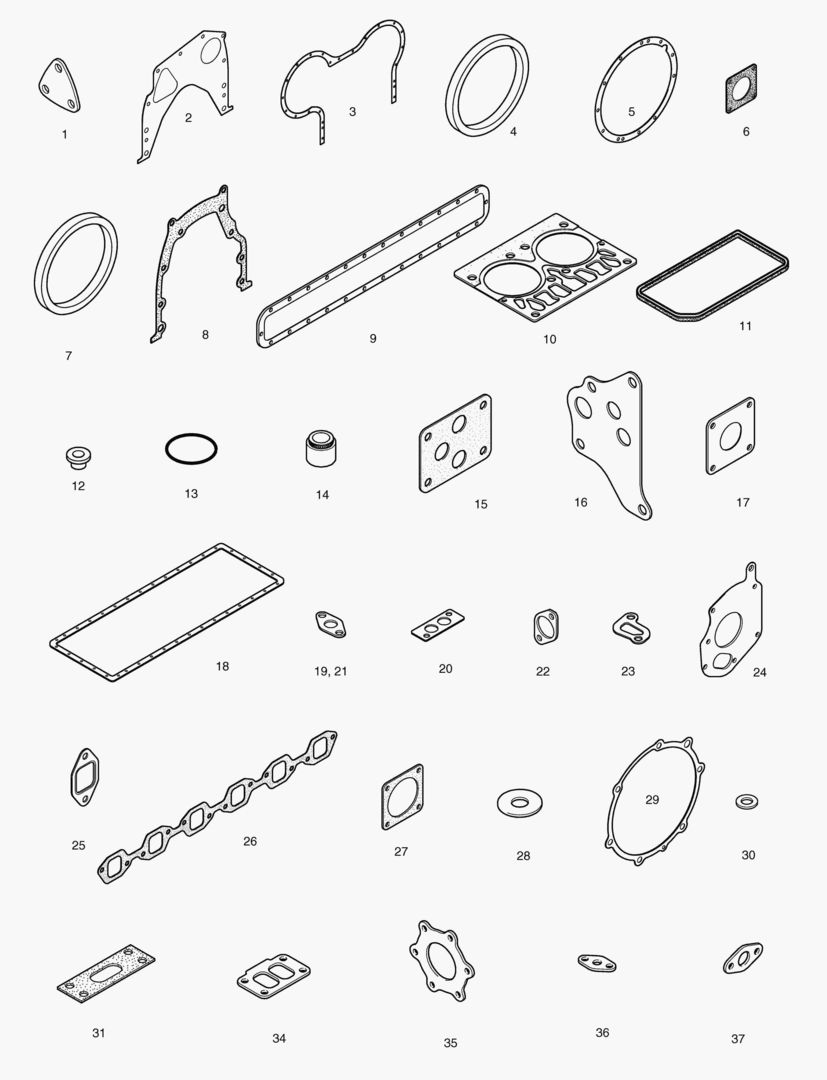 032 OVER HAUL GASKET KIT - ALL