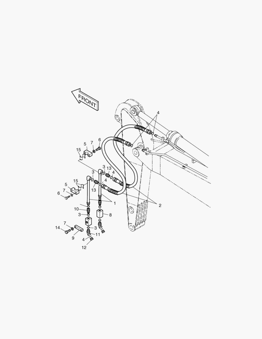 Спецтехника 6740 ARM PIPING-ARM 2.0m(ONE & TWO WAY) - главное фото