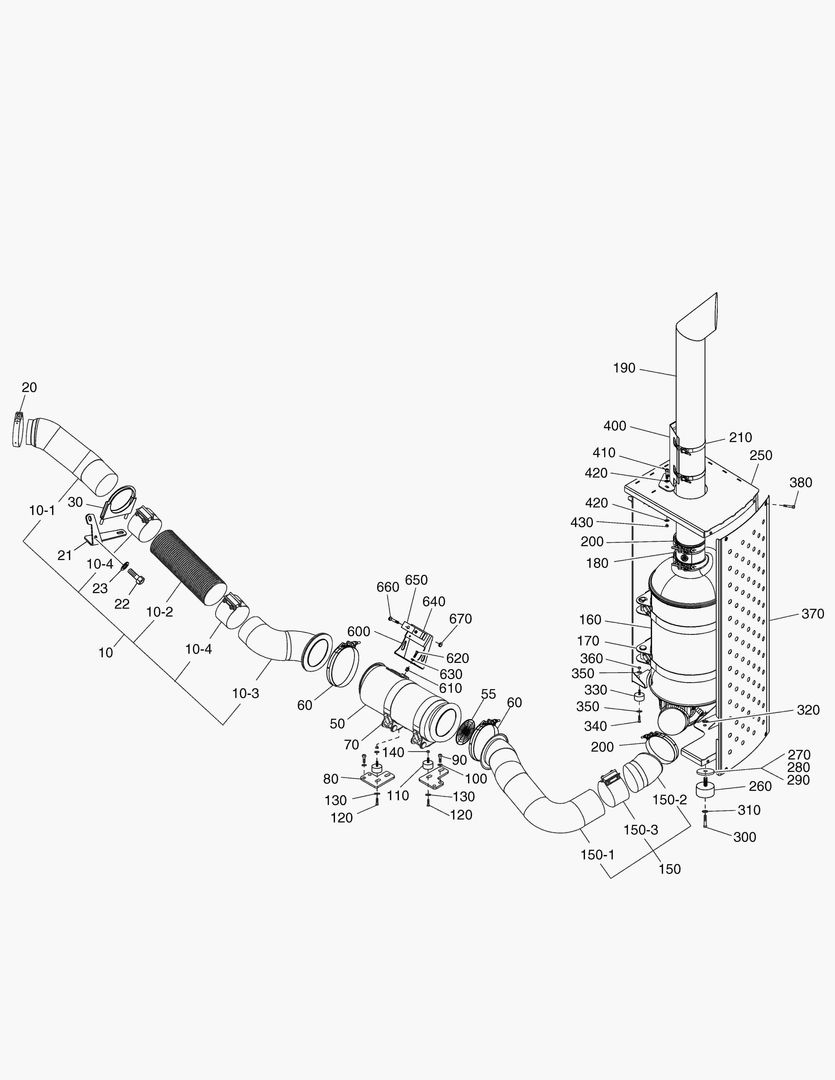 G051-4 EXHAUST SYSTEM