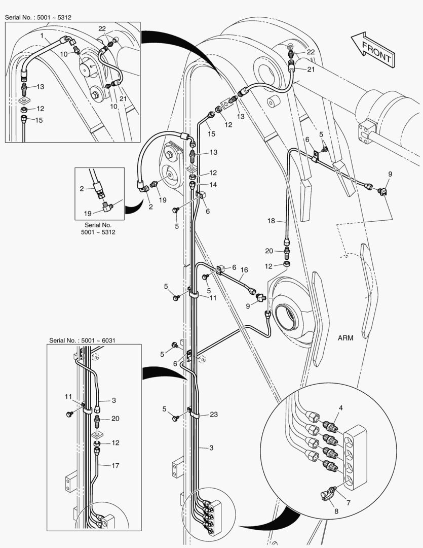 ТРУБОПРОВОД СМАЗОЧНОЙ СИСТЕМЫ - РУКОЯТЬ 2.5 м
