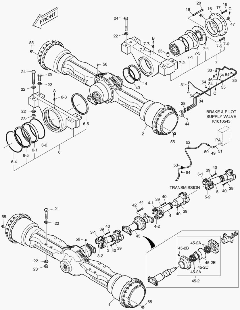 1140 AXLE & DRIVE SHAFT