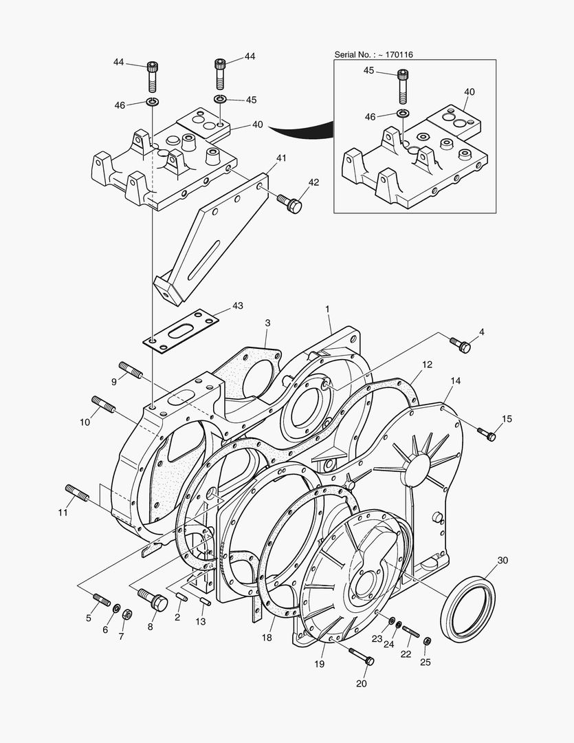 КАРТЕР РАСПРЕДЕЛИТЕЛЬНЫХ ШЕСТЕРЕН