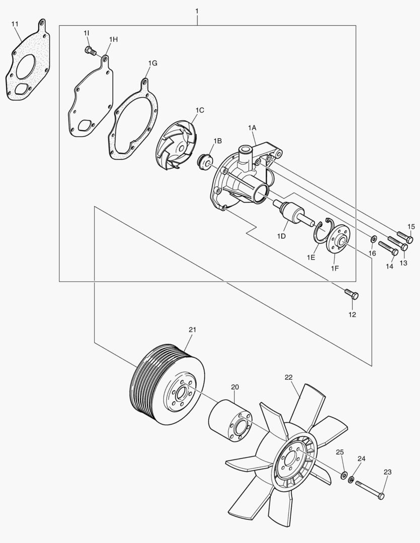НАСОС ВОДЯНОГО ОХЛАЖДЕНИЯ