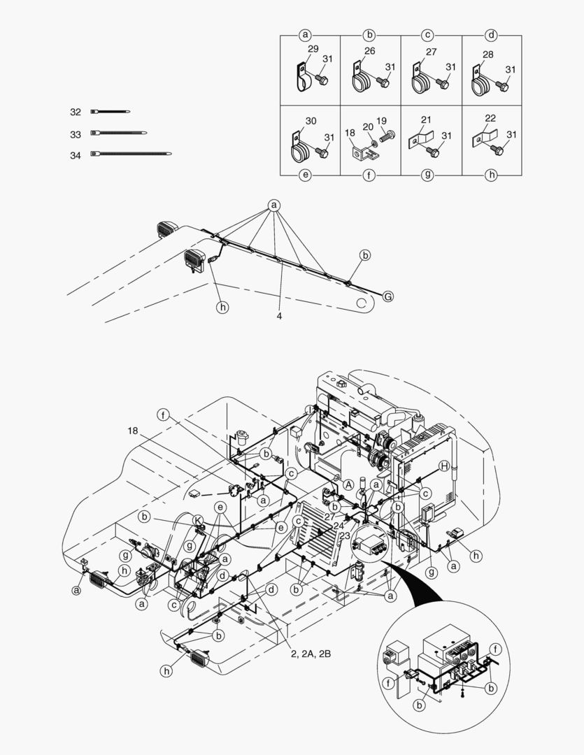 ЭЛЕКТРОПРОВОДКА(3)-СОПРЯЖЕННЫЕ ДЕТАЛИ