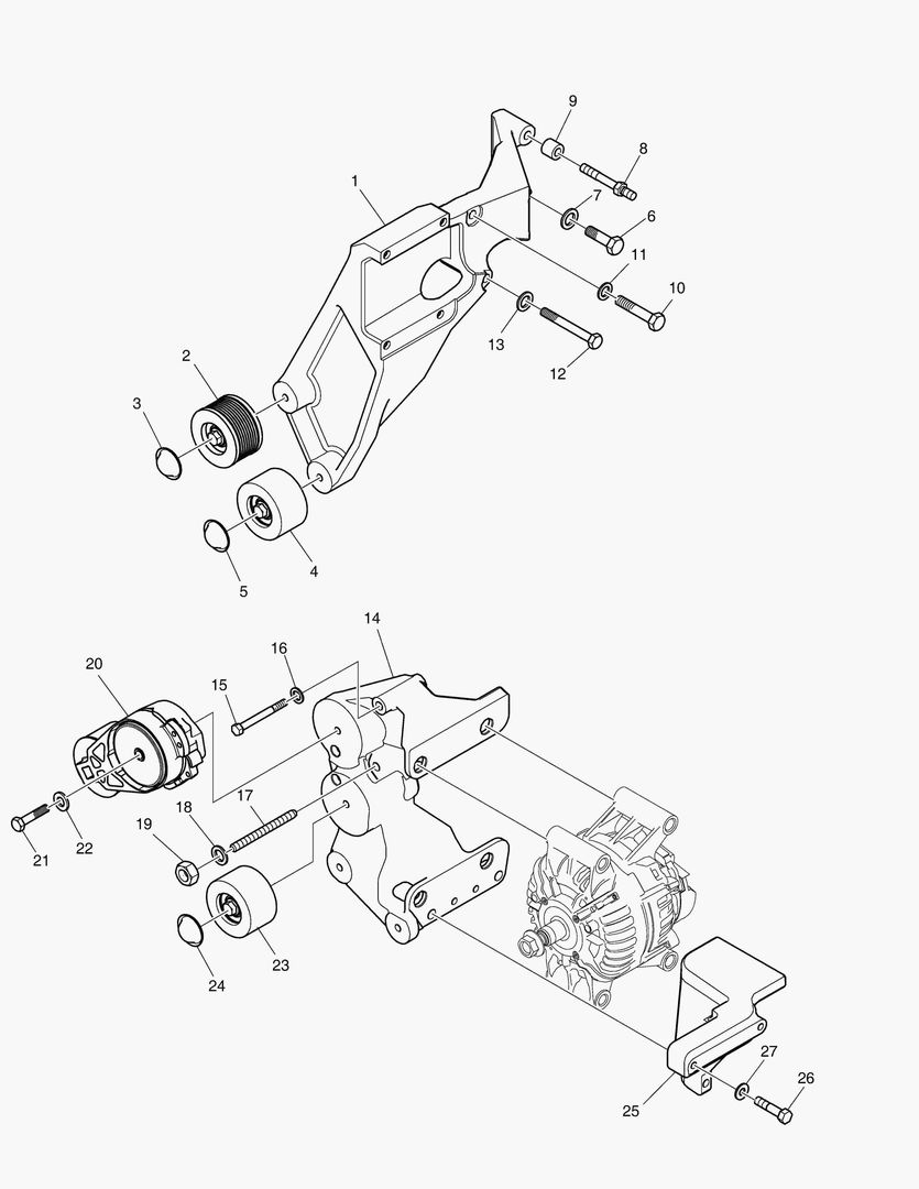 067 ALTERNATOR & FIXINGS (1)