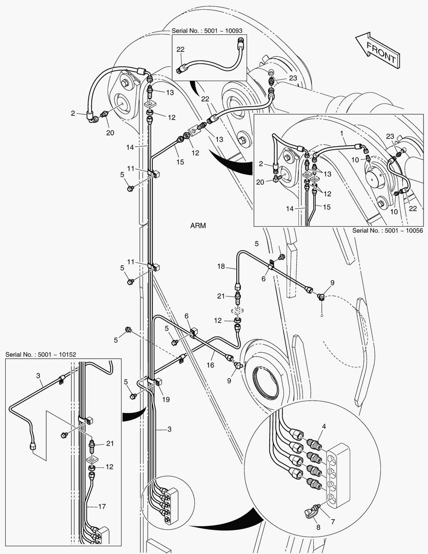 Спецтехника 6580 LUBRICATION PIPING - ARM 2.4m [5001~10155] - главное фото