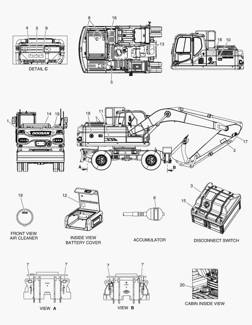 5340 DECAL - GERMAN [1001~1087]