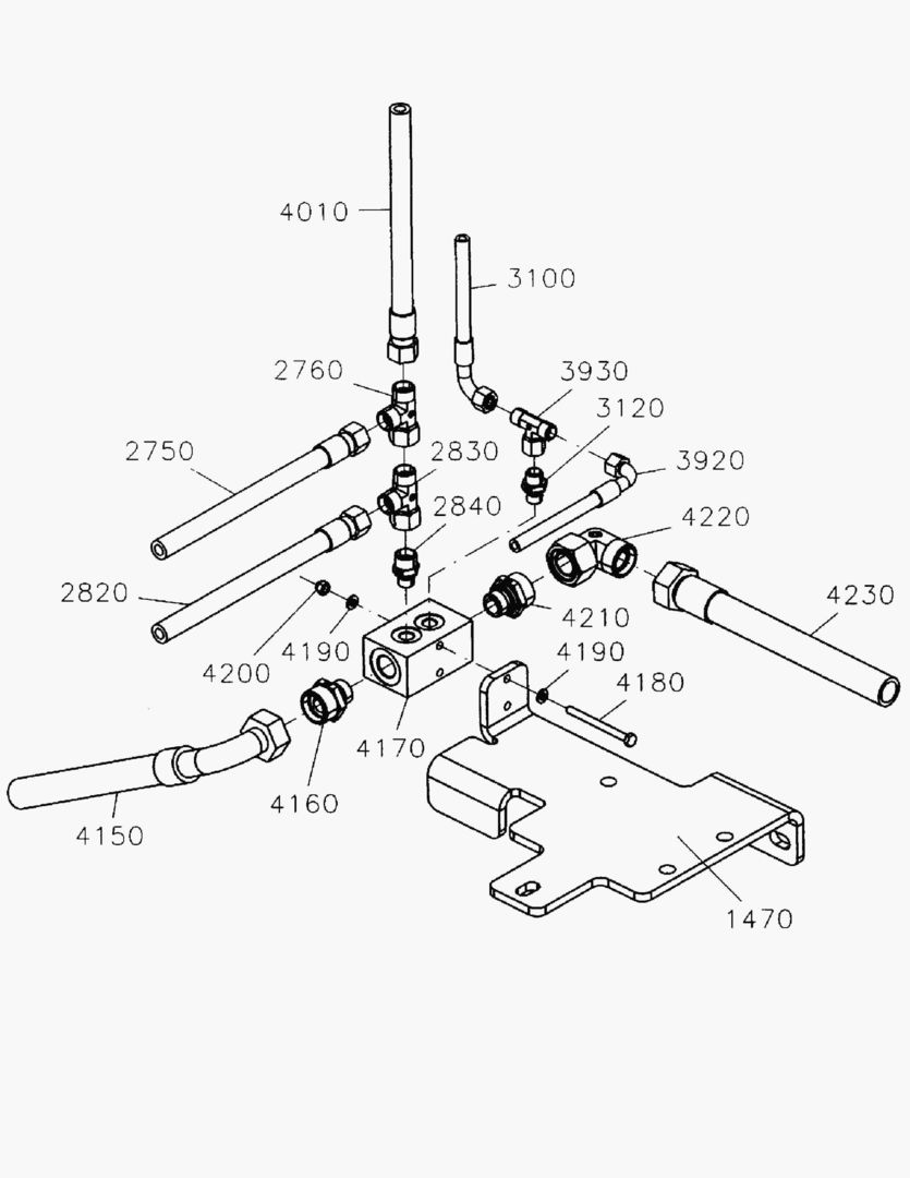 Спецтехника G190-44 RETURN LINE MANIFOLD [810001~810052] - главное фото
