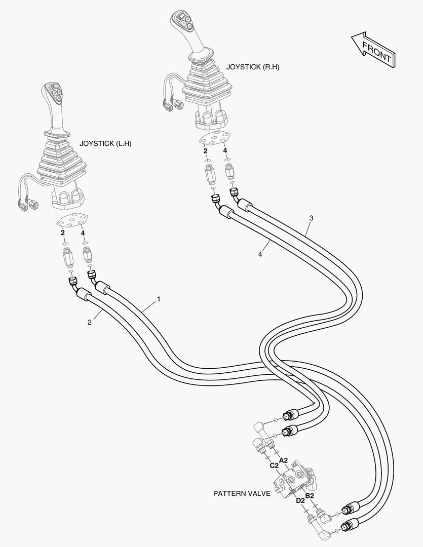 ТРУБОПРОВОД СЕРВОУПРАВЛЕНИЯ - ИЗМЕНЕНИЕ РЕЖИМА(2)