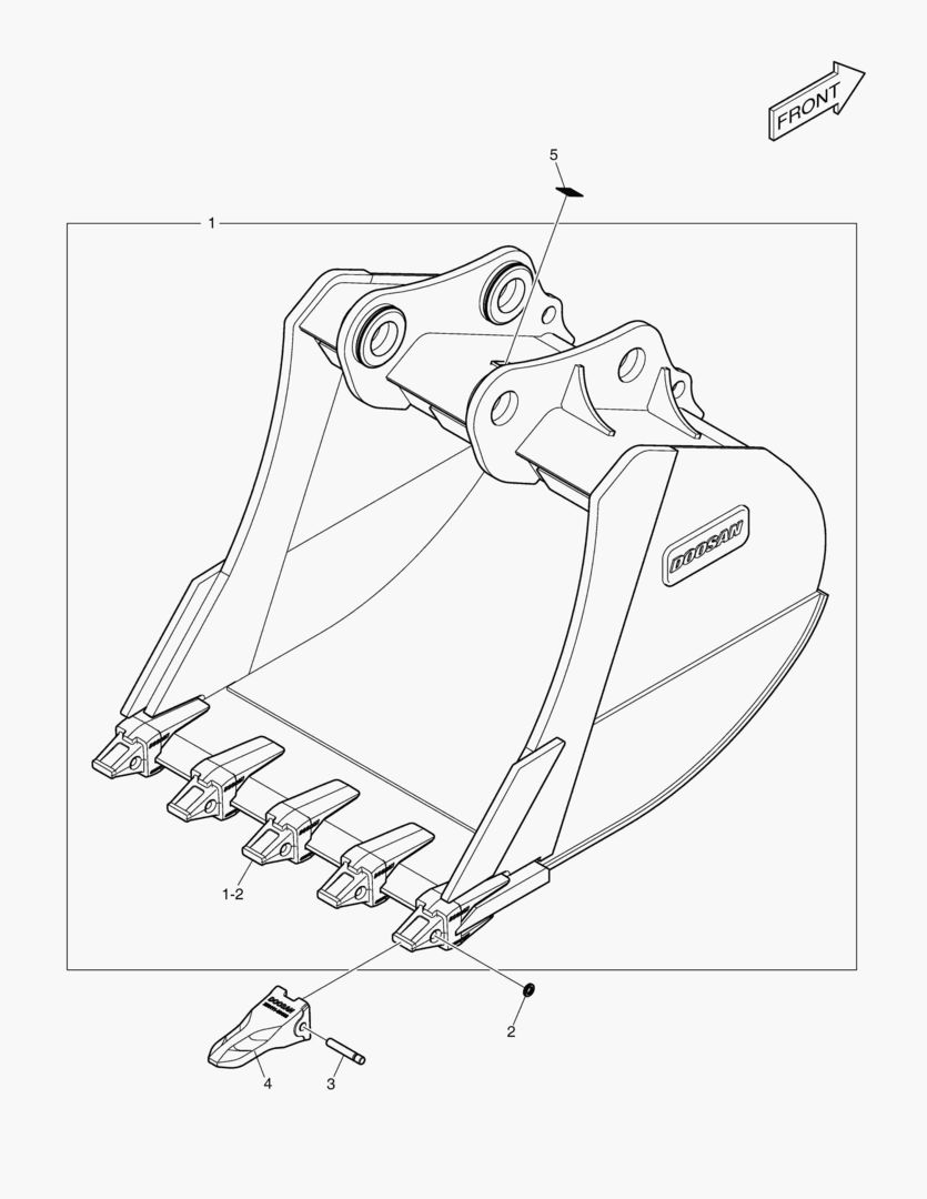 7450 BUCKET ASS`Y - 2.22mВі - S CLASS
