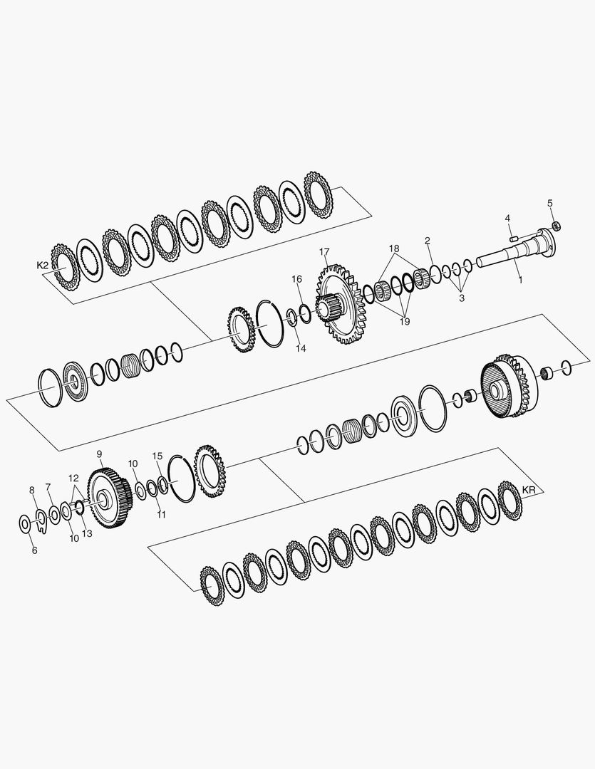 ТРАНСМИССИЯ-СЦЕПЛЕНИЕ(4)-ZF ТРАНСМИССИЯ