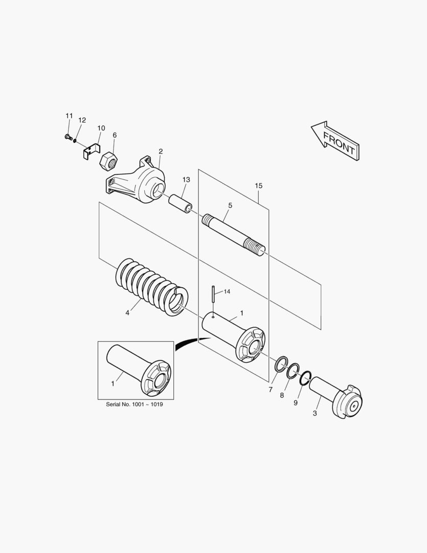 ПРУЖИНЫ ГУСЕНИЦЫ