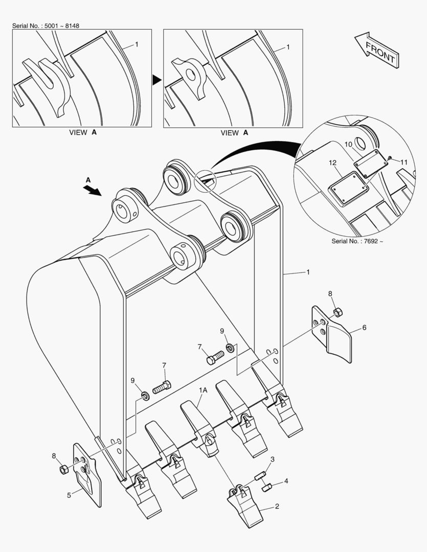 6110 BUCKET - 0.19гЋҐ