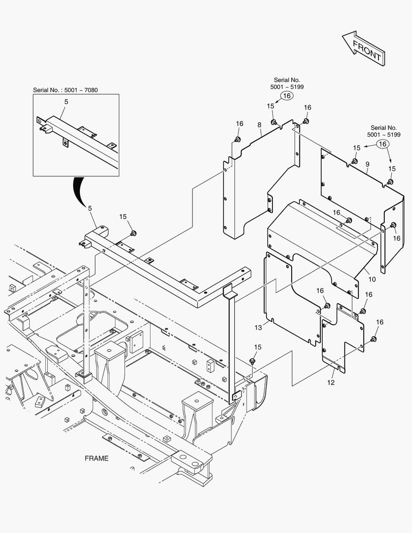 1580 SUPPORT & BAFFLE(2)