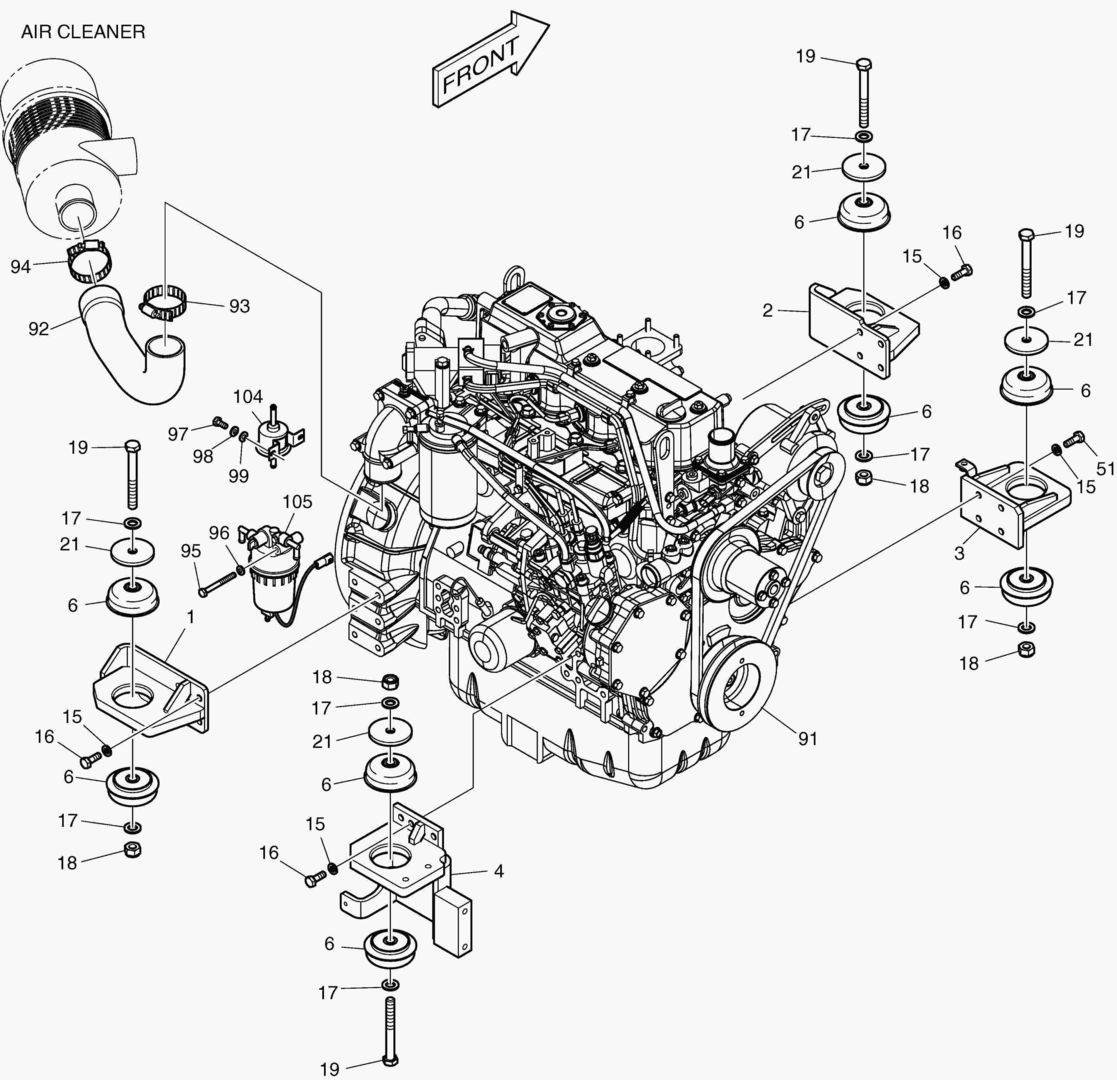 МОНТАЖ ДВИГАТЕЛЯ
