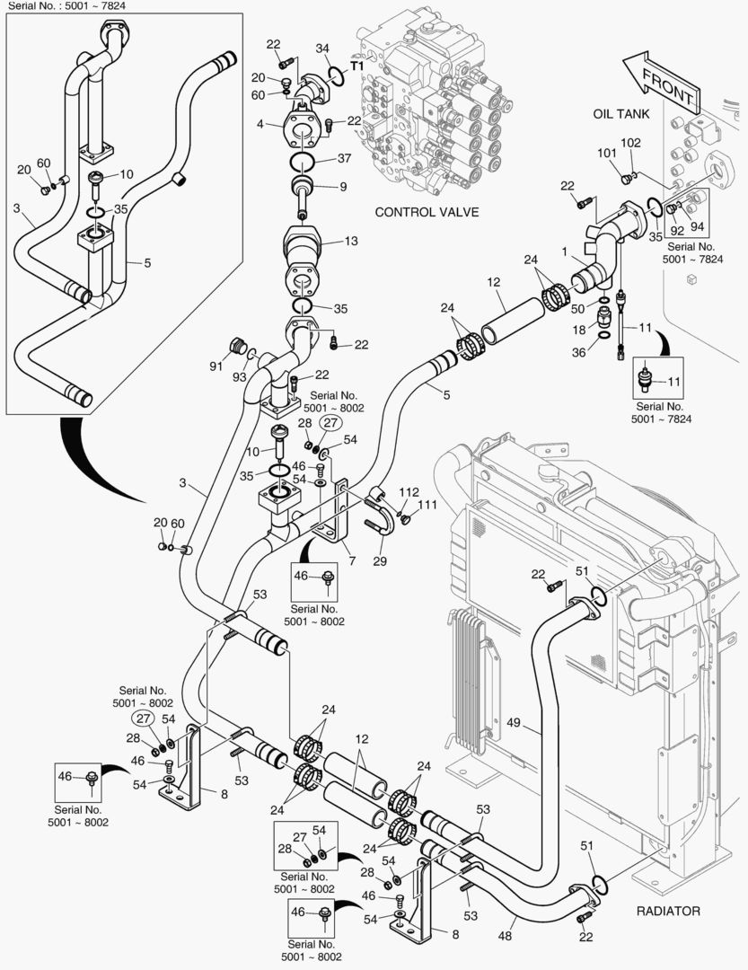 ТУБОПРОВОД МАСЛЯНОГО РАДИАТОРА(2)