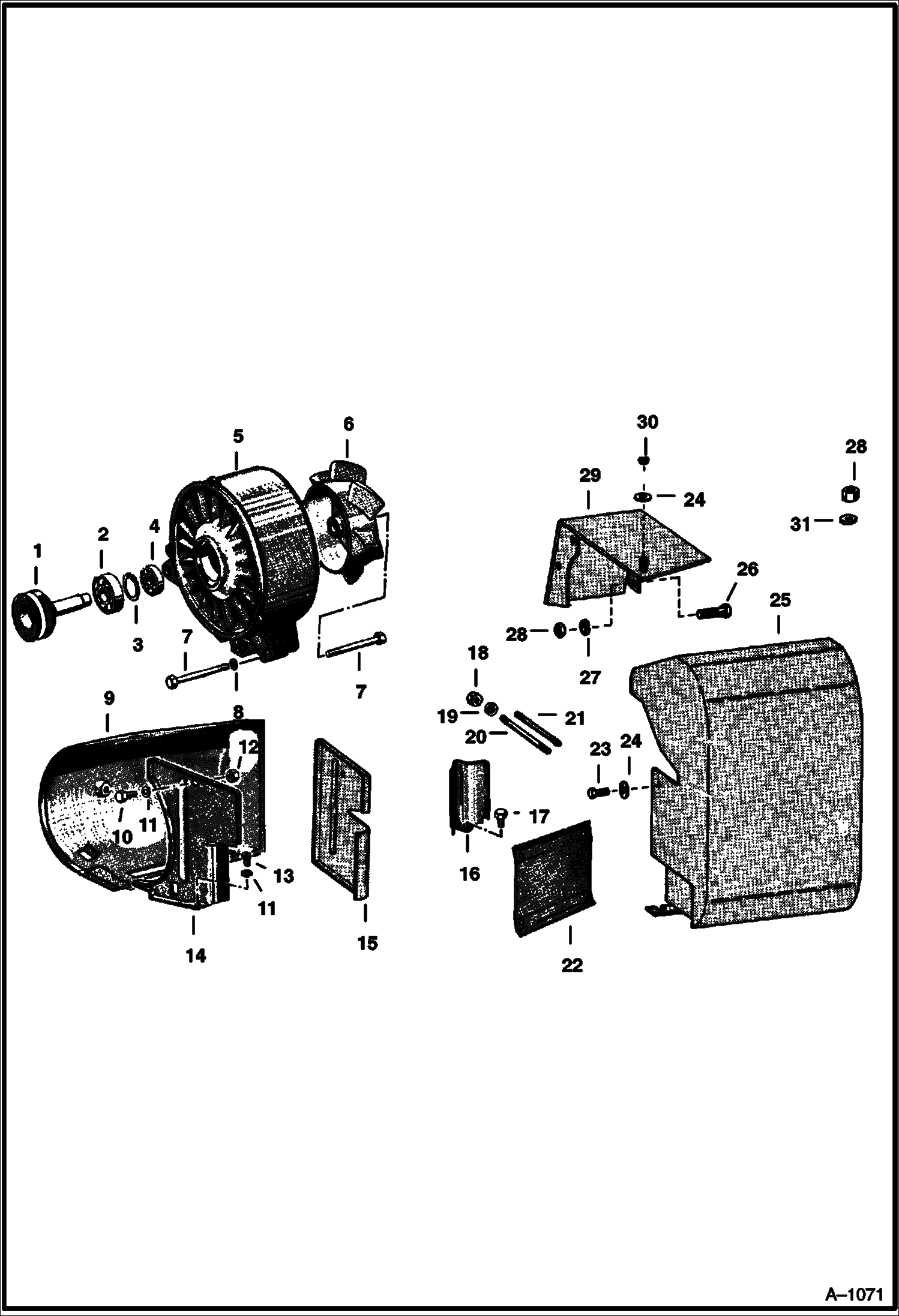 ВОЗДУХОДУВКА И КОЖУХ