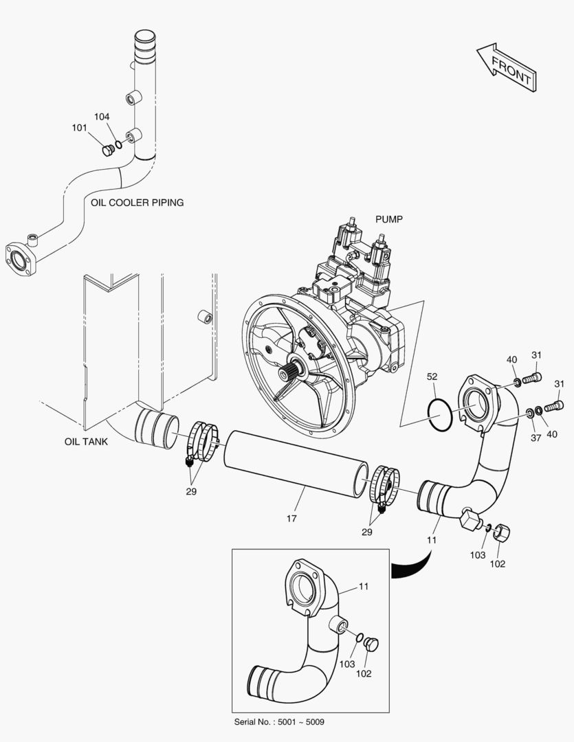 ТУБОПРОВОД МАСЛЯНОГО РАДИАТОРА(1)