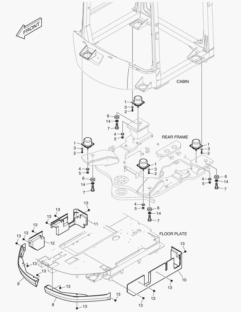 УСТАНОВКА КАБИНЫ