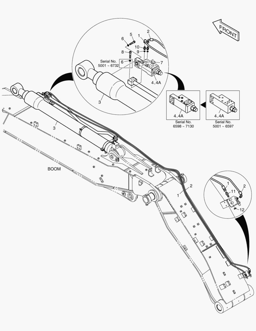 Спецтехника 7205 ARTI ARM PIPING - LOCK VALVE(ARM 2.0m) - главное фото