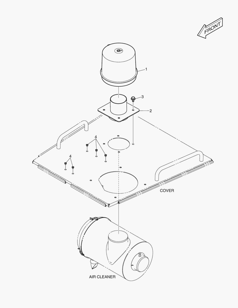 1161 AIR CLEANER - PRE CLEANER [10262~]