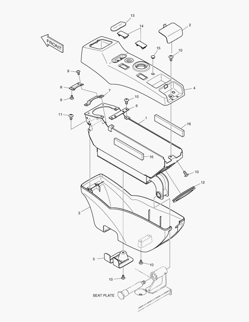 ПУЛЬТ УПРАВЛЕНИЯ - ПРАВОСТОРОННИЙ