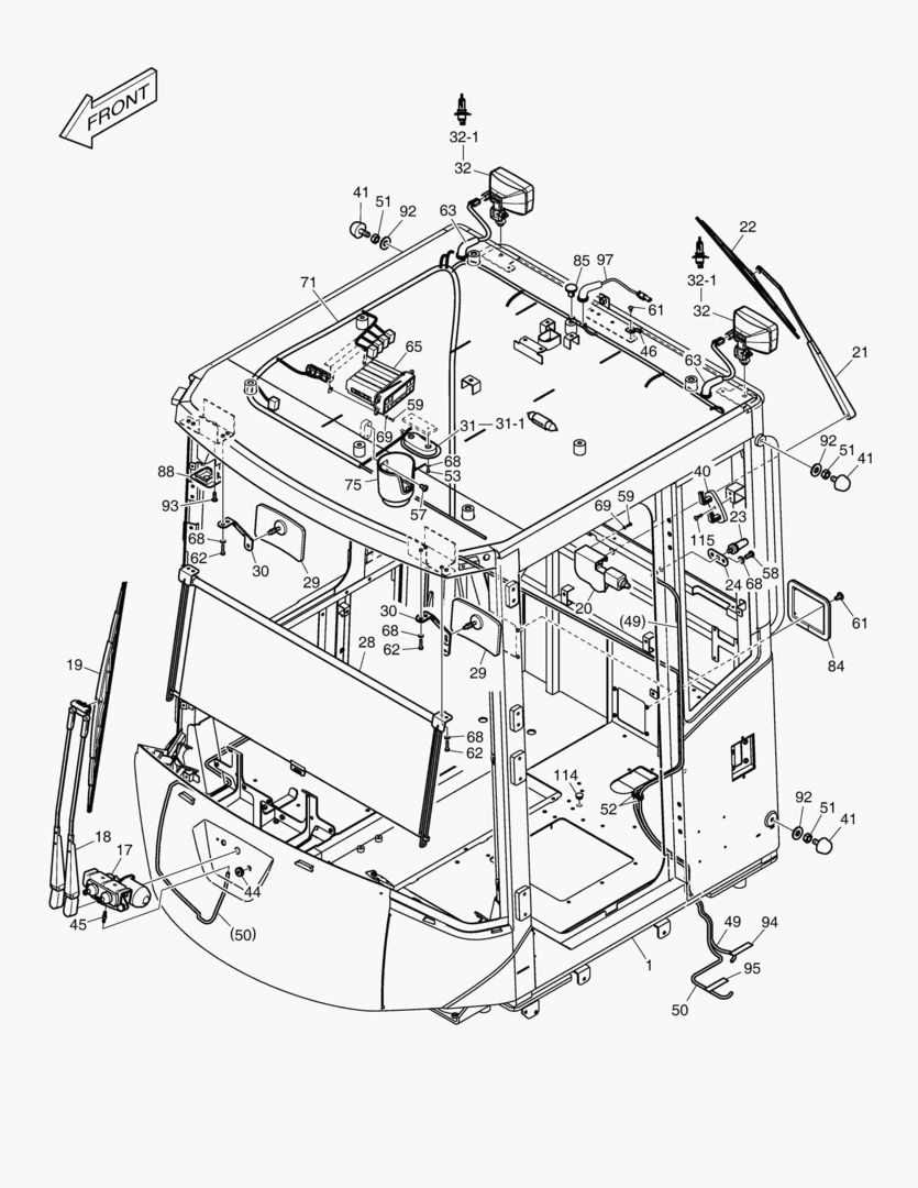 КАБИНА(1) - КОРПУС
