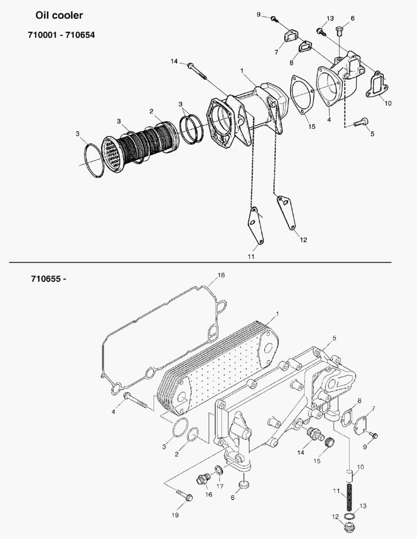 G010-30 OIL COOLER [710001~710654]
