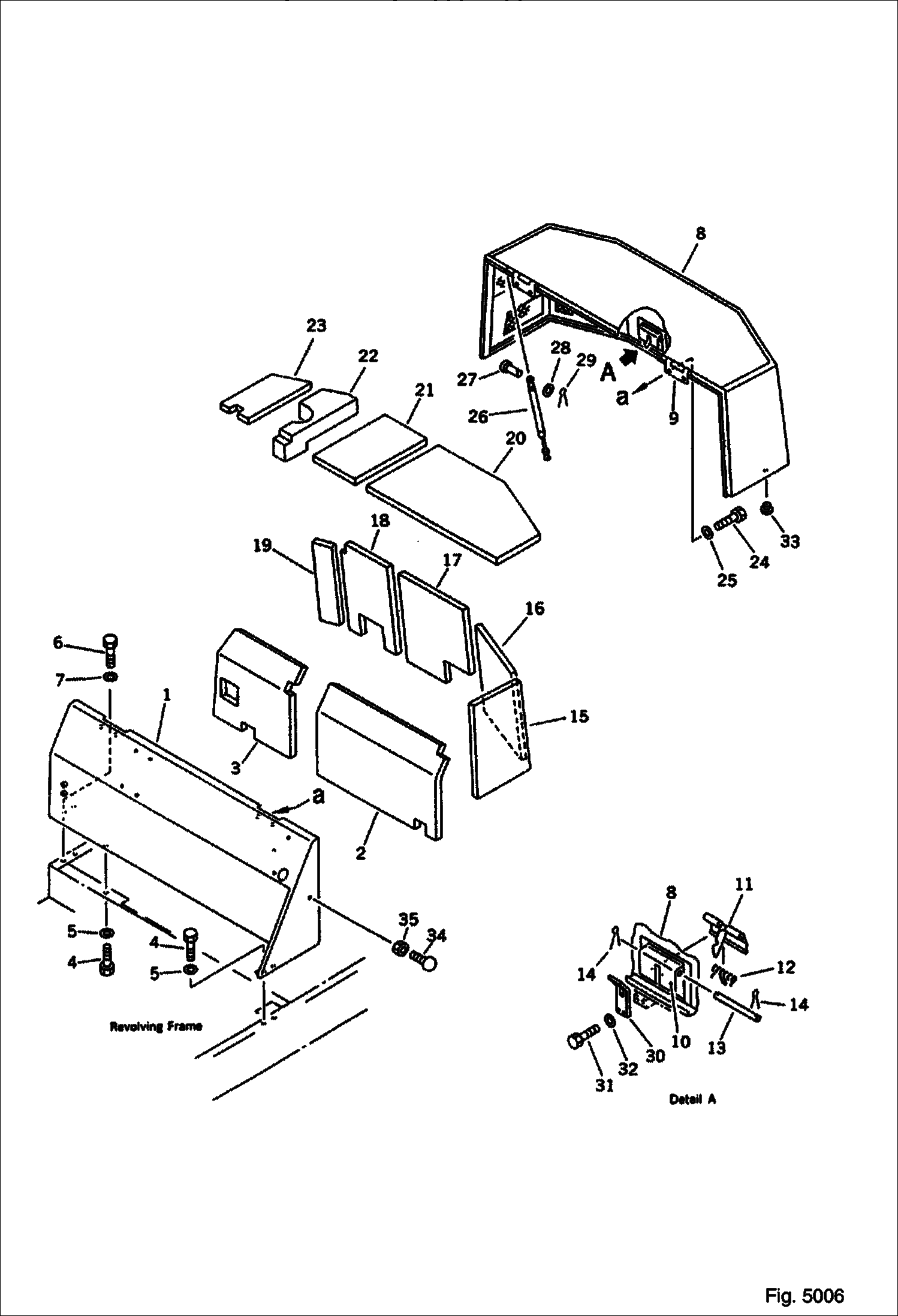 3) (ДЛЯ ГИДРАМОЛОТА) KOMATSU СЕРИЙНЫЙ НОМЕР 10001-13024
