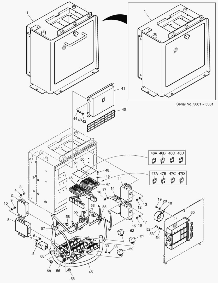 Спецтехника 1460 ELECTRIC BOX - FNR LEVER [5001~5760] - главное фото