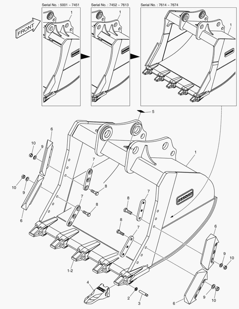 7210 BUCKET ASSВґY - 1.57mВі - S CLASS