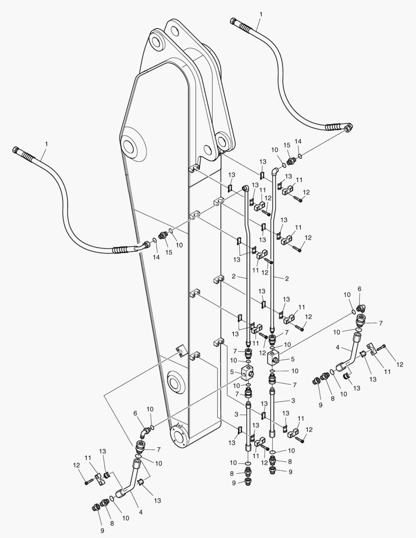 Спецтехника 6790 ARM PIPING-ROTATION&TILTING(ARM 2.6m) - главное фото