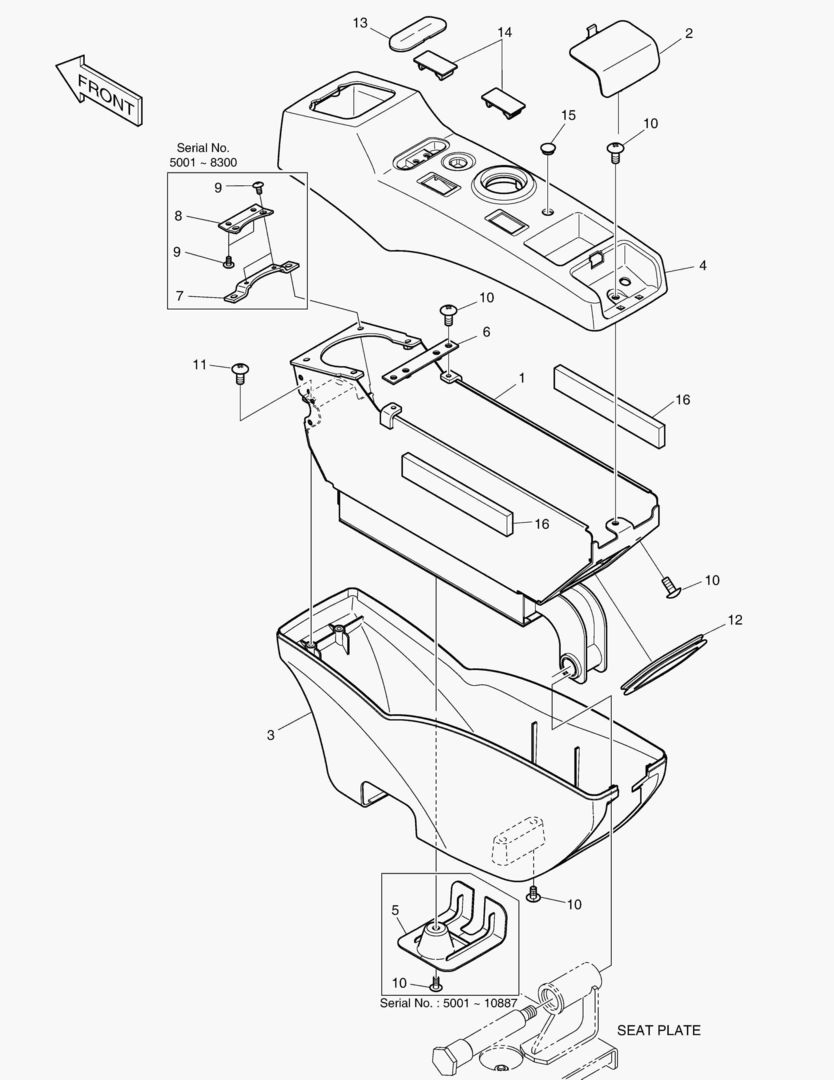 Схема ПУЛЬТ УПРАВЛЕНИЯ - ПРАВОСТОРОННИЙ