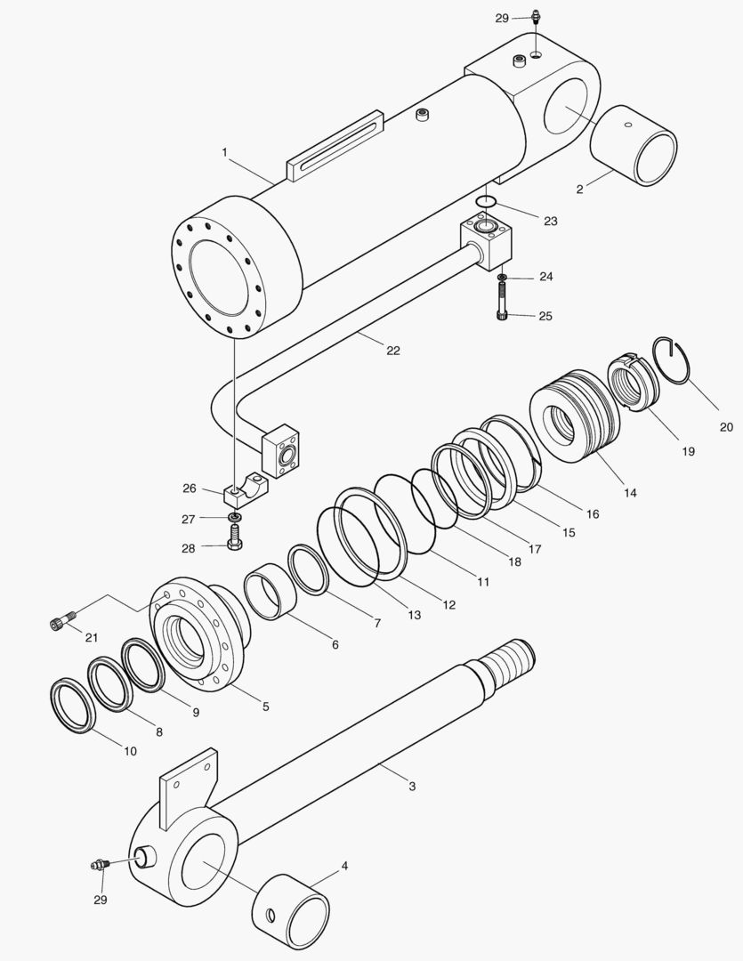 Спецтехника 3515 BUCKET CYLINDER [3009~]