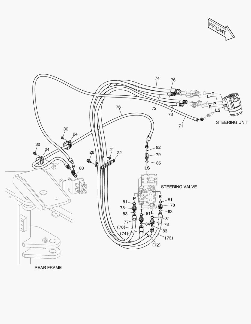 ПАТРУБКИ РУЛЕВОГО УПРАВЛЕНИЯ (2)