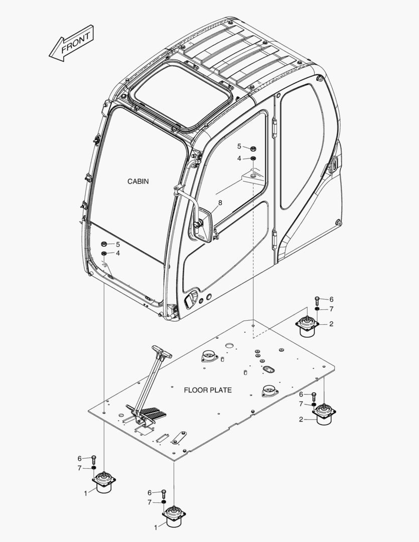 УСТАНОВКА КАБИНЫ