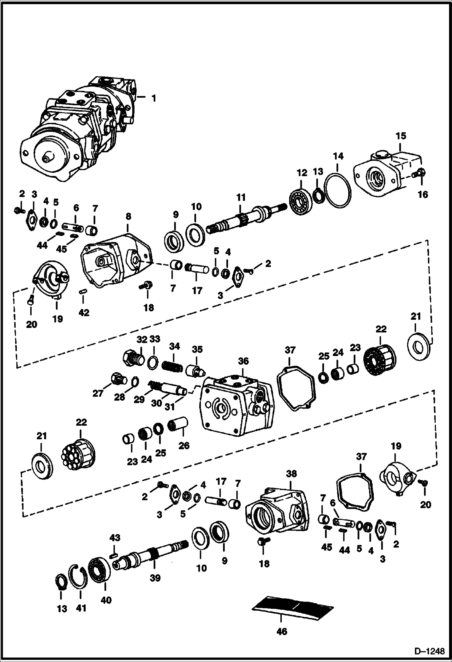 Схема ГИДРОСТАТИЧЕСКИЙ НАСОС