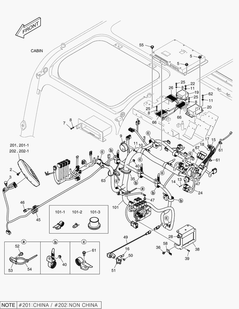 ЭЛЕКТРИЧЕСКИЕ ЗАПЧАСТИ - КАБИНА
