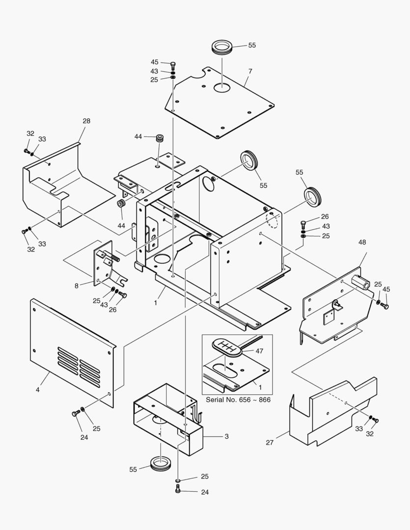 1111 SEAT PLATE [656~]