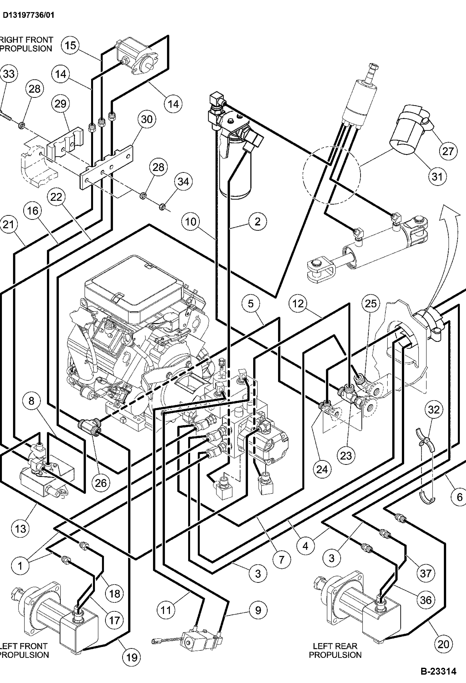 ГИДРАВЛИЧЕСКИЙ ПАТРУБОК И УСТАНОВКА ШЛАНГА
