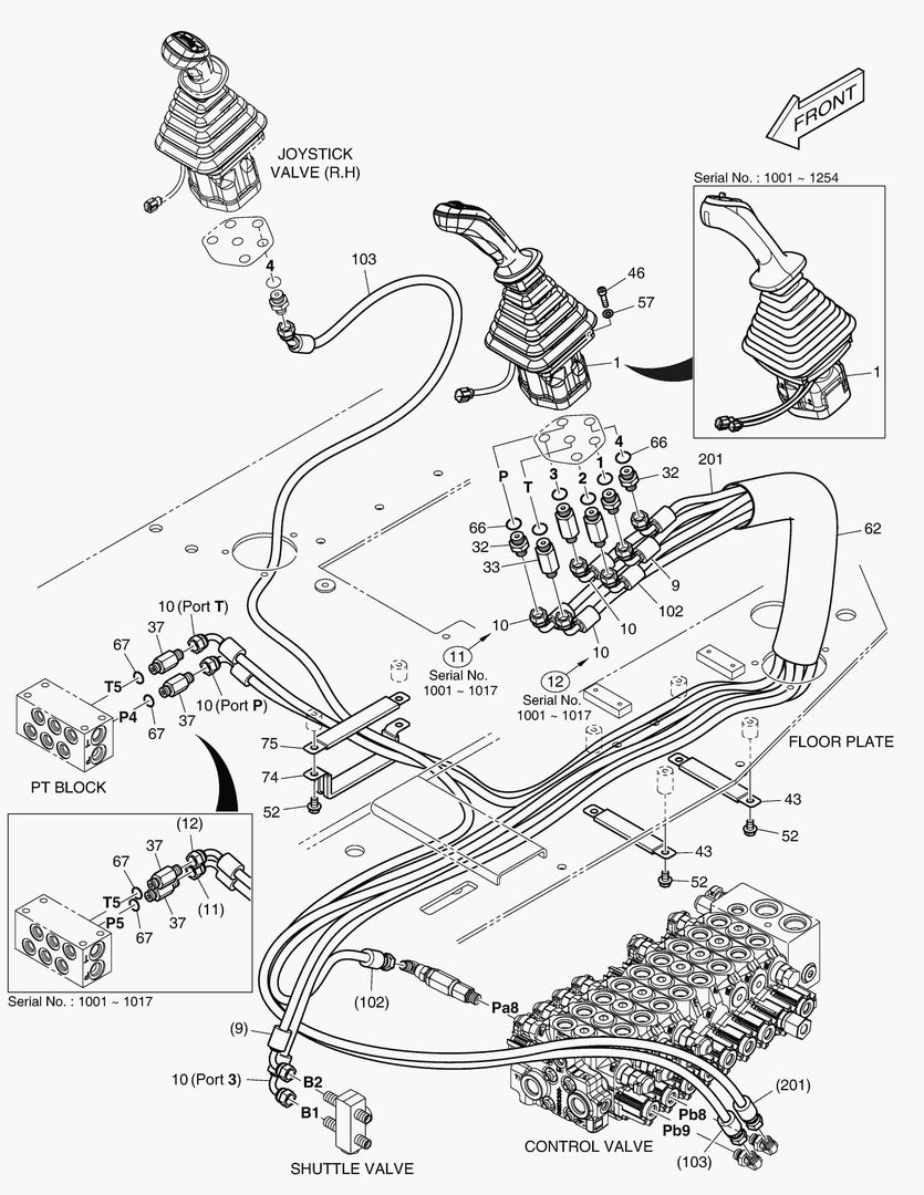 Схема ТРУБОПРОВОД СЕРВОУПРАВЛЕНИЯ(5)
