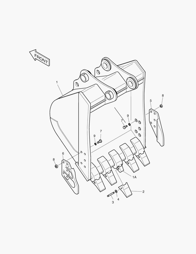 Спецтехника 6180 BUCKET-0.81mВі